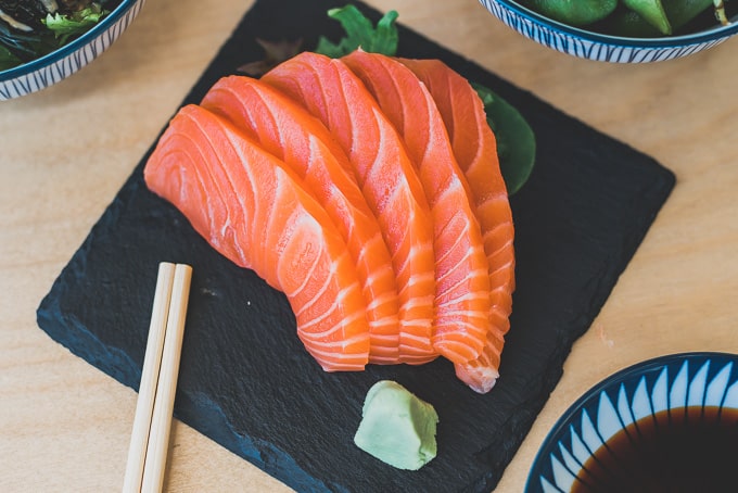 Salmon Sashimi Hicksons Izakaya Japanese Restaurant Sydney