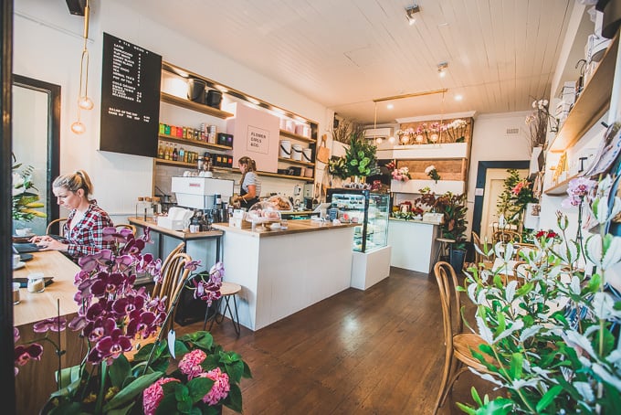 Flower Girls & Co cafe Mornington
