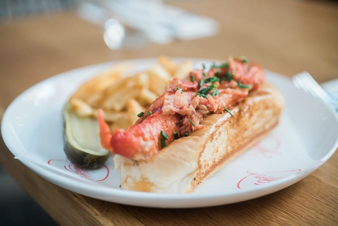 Sweet Connecticut Style Lobster Roll