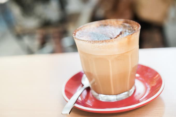 Cappuccino at White Taro