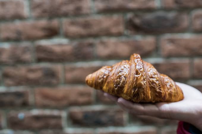 A signature pastry at Agathé is their croissant