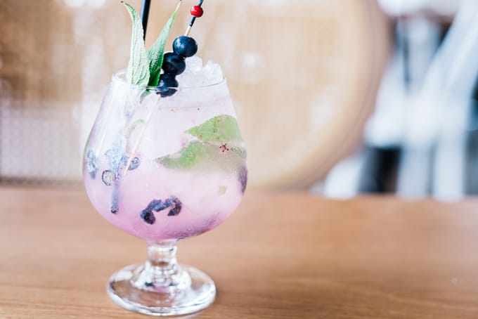 Afternoon cobbler is a refreshing mocktail you can sample Lotus Barangaroo