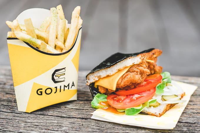 Gojima Sushi Burger Sydney Chicken Burger