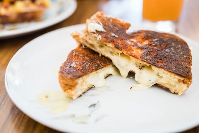Three Cheese Toastie at Little Lord Camperdown
