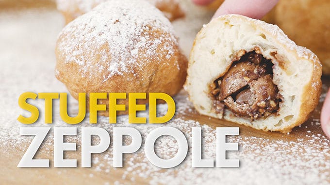 Stuffed Zeppole recipe
