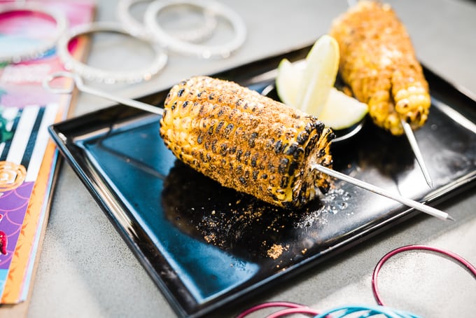 Bollywood Bhutta is an Indian take on corn on the cob at Masala Theory