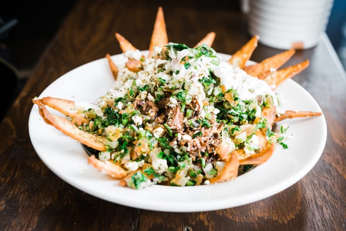 Greek Nachos is a standout way to start at Inferno Grill