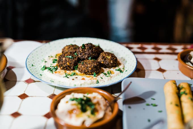 Falafels are outstanding at Moroccan Feast