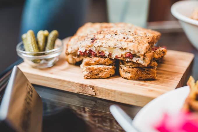 SILY Smoked Reuben Toastie at Since I Left You Sydney