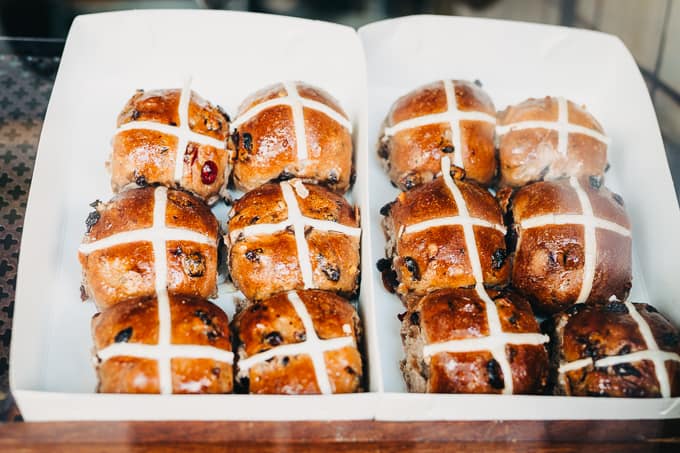 Brickfields hot cross buns will lure you in for a half dozen