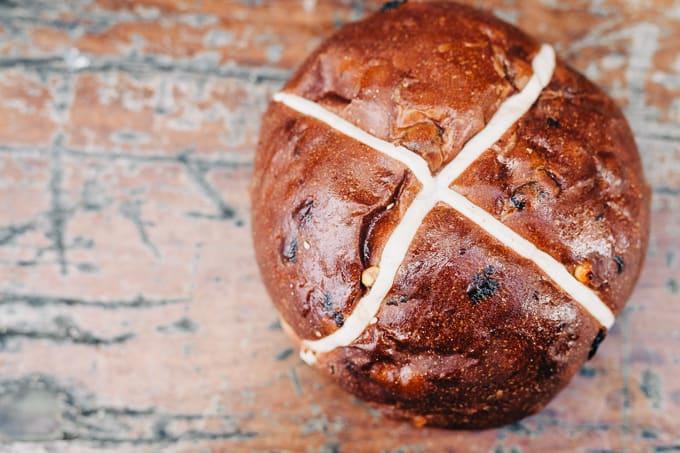 You can add a hot cross loaf with your hot cross buns at Bourke St Bakery