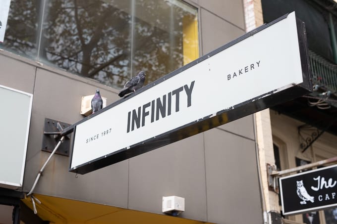 Infinity Bakery in Darlinghurst do hot cross buns