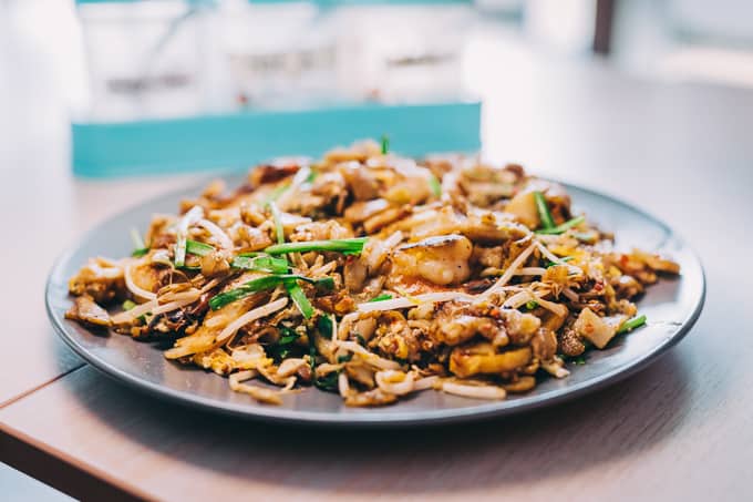 Delicious char kway teow at Sharon Kwan Kitchen