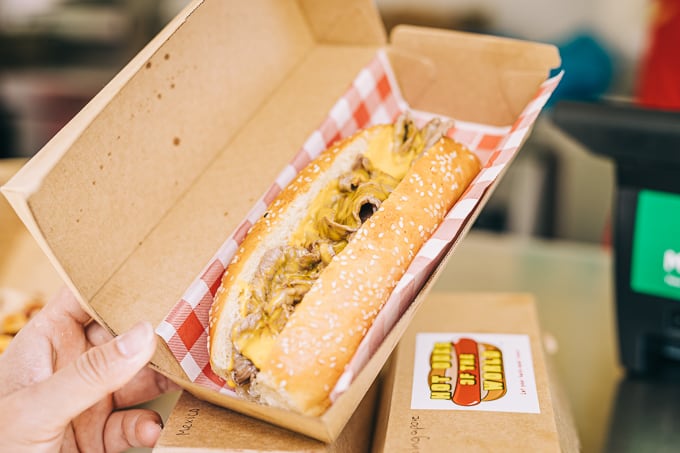 Philly Cheesesteak will blow your mind at Hot Dogs of the World
