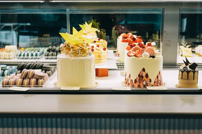 Sublimely decorated cakes at Banksia Bakehouse Sydney