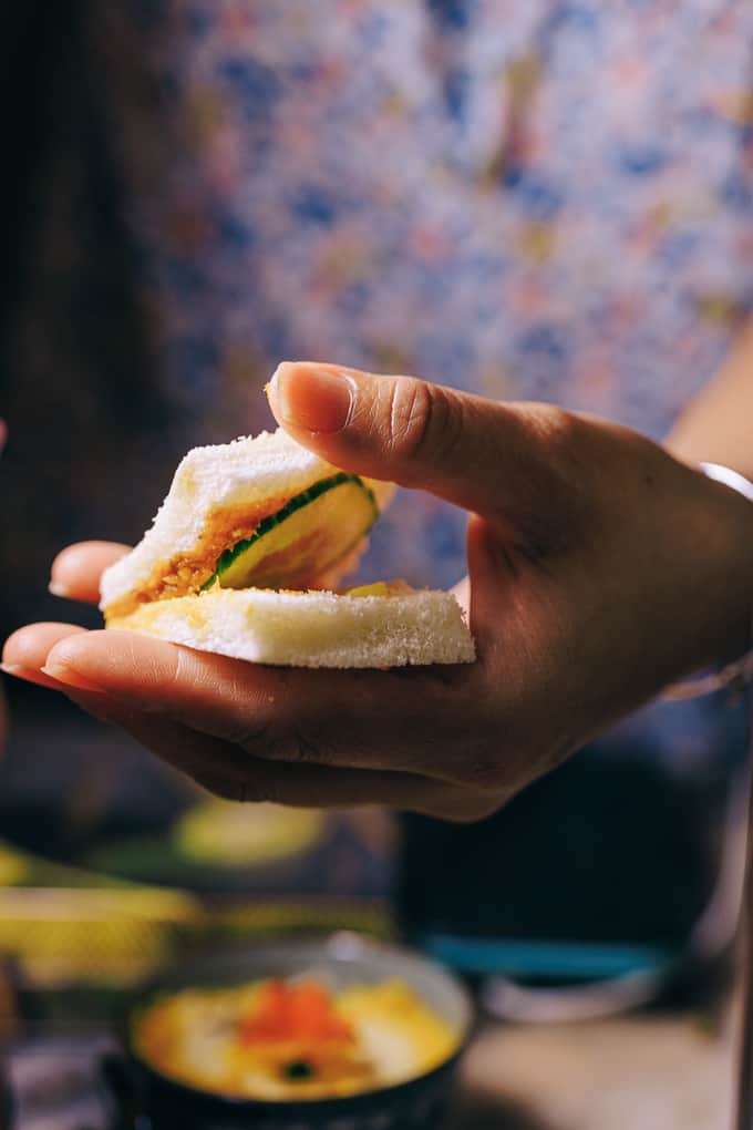 Sardine Finger Sandwich 